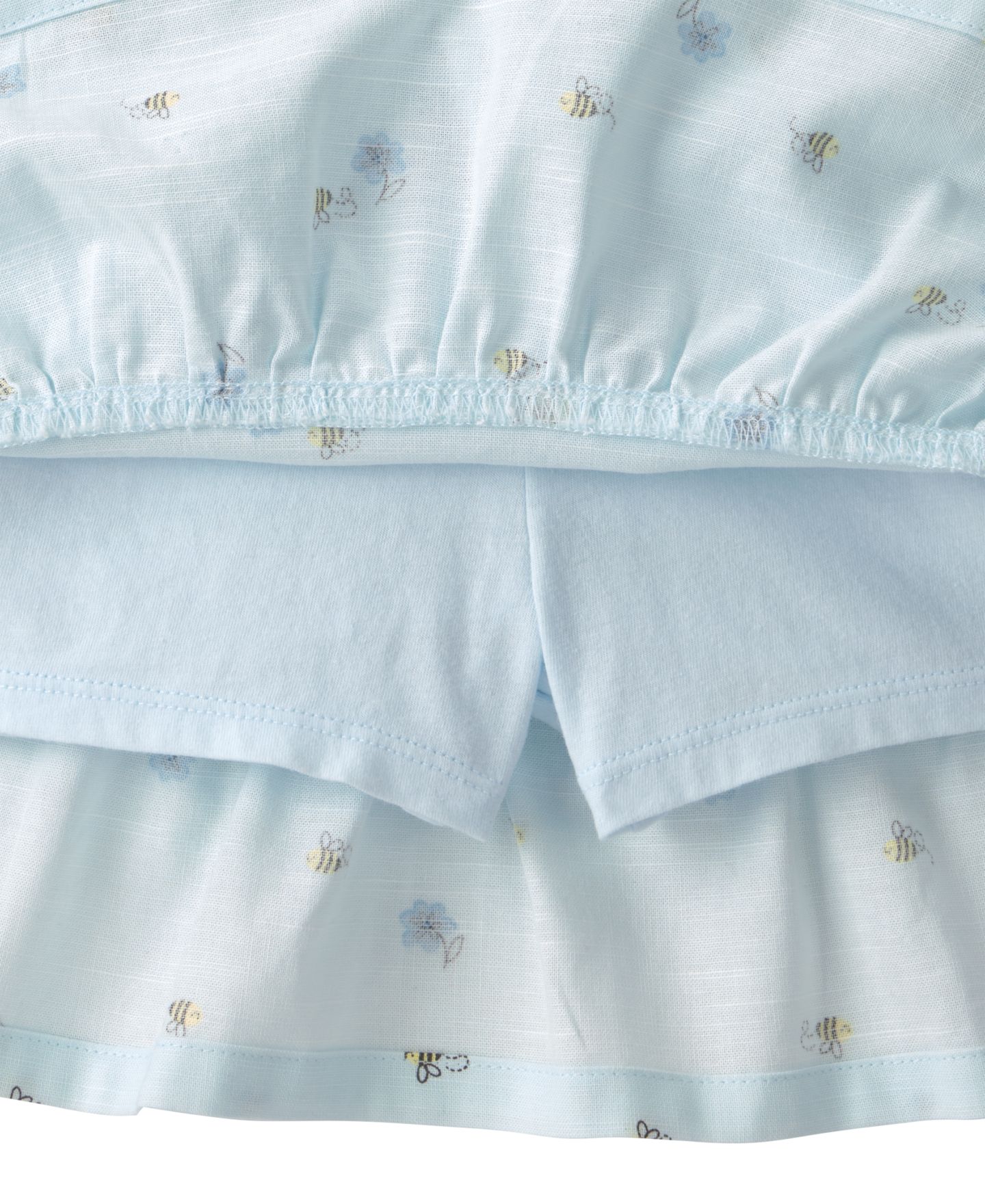 Комплект Carter's Bee French Terry Sweatshirt and Skort, 2-Piece Set для девочек-малышей, цвет: Синий — фото 3