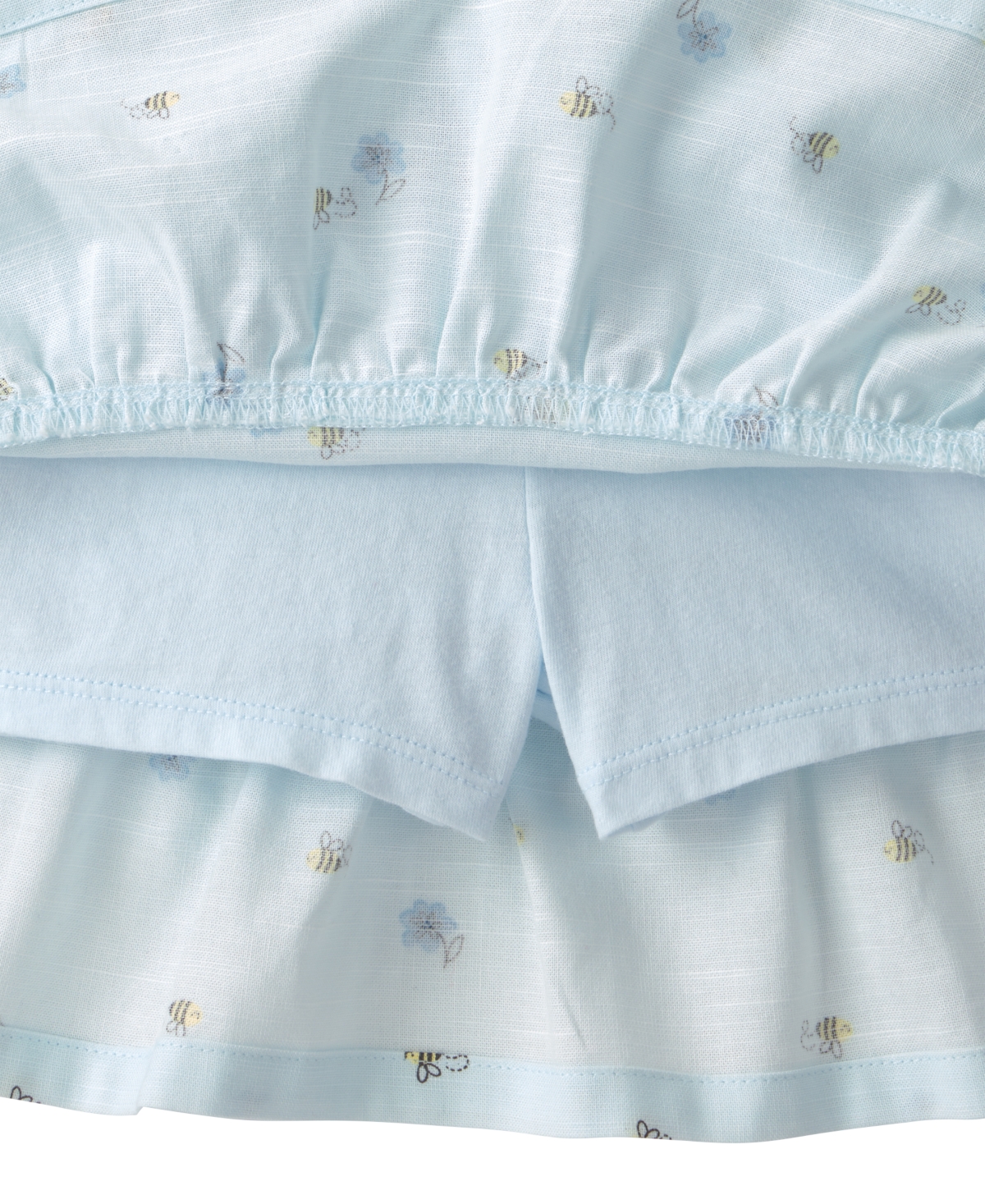 Carter's Toddler Girls' 2T-5T Bee French Terry Sweatshirt and Skort, 2-Piece Set