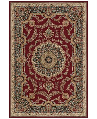 CLOSEOUT! D Style Beacon BEA8021 Red Area Rugs