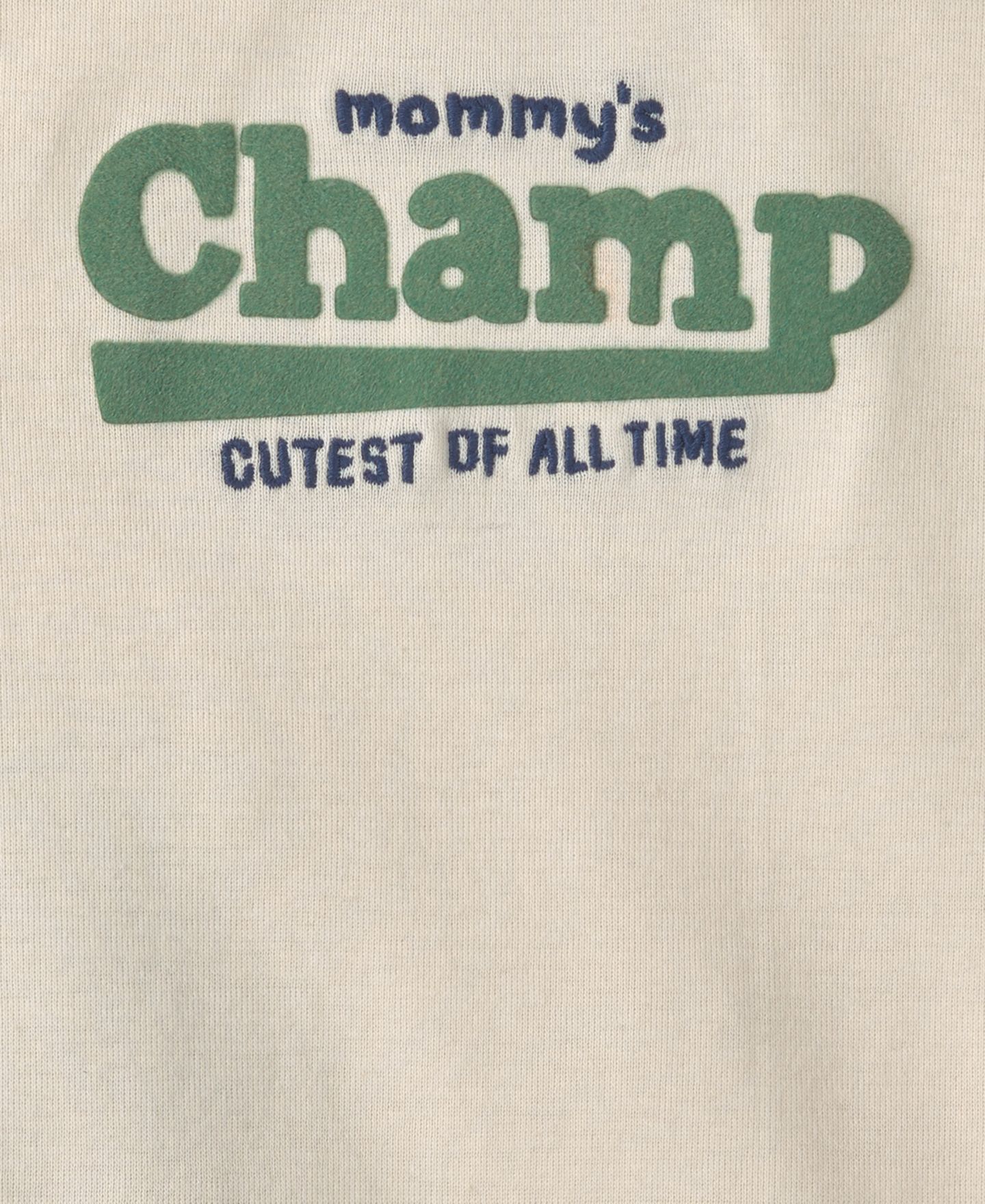 Детский комплект Carter's Mommy's Champ для малыша: боди из махры с вымпелом и брюки, цвет: Кремовый / Тёмно-синий — фото 3