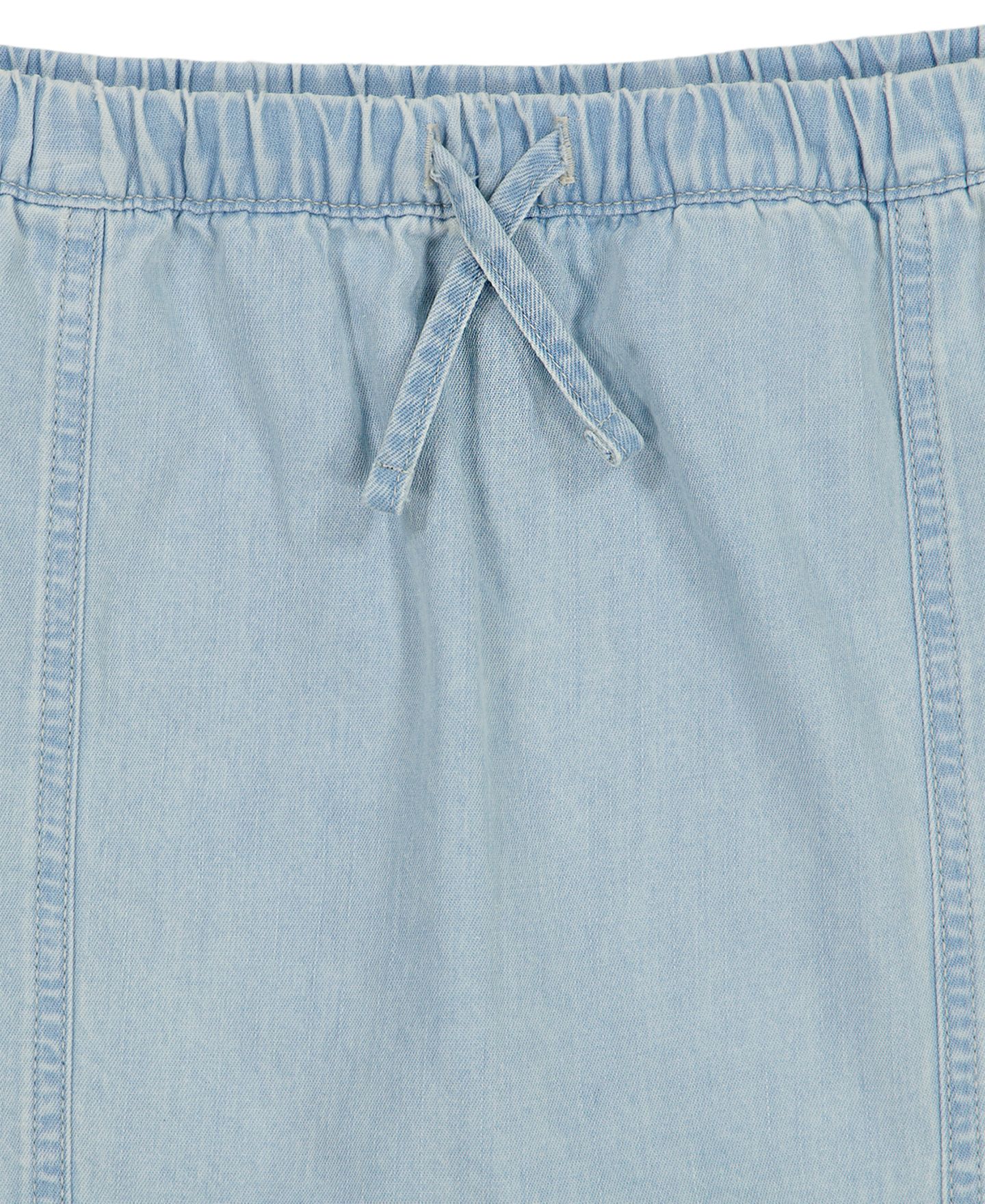 Юбки Calvin Klein Denim Skorts для девочек, цвет: Варёный — фото 4