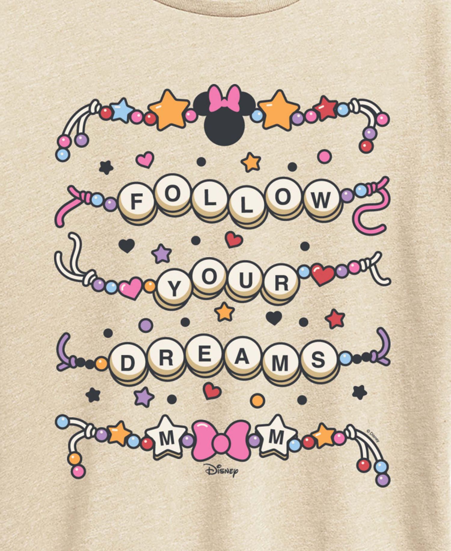 Plus Size Disney Minnie Mouse Friendship Bracelet Graphic T-Shirt