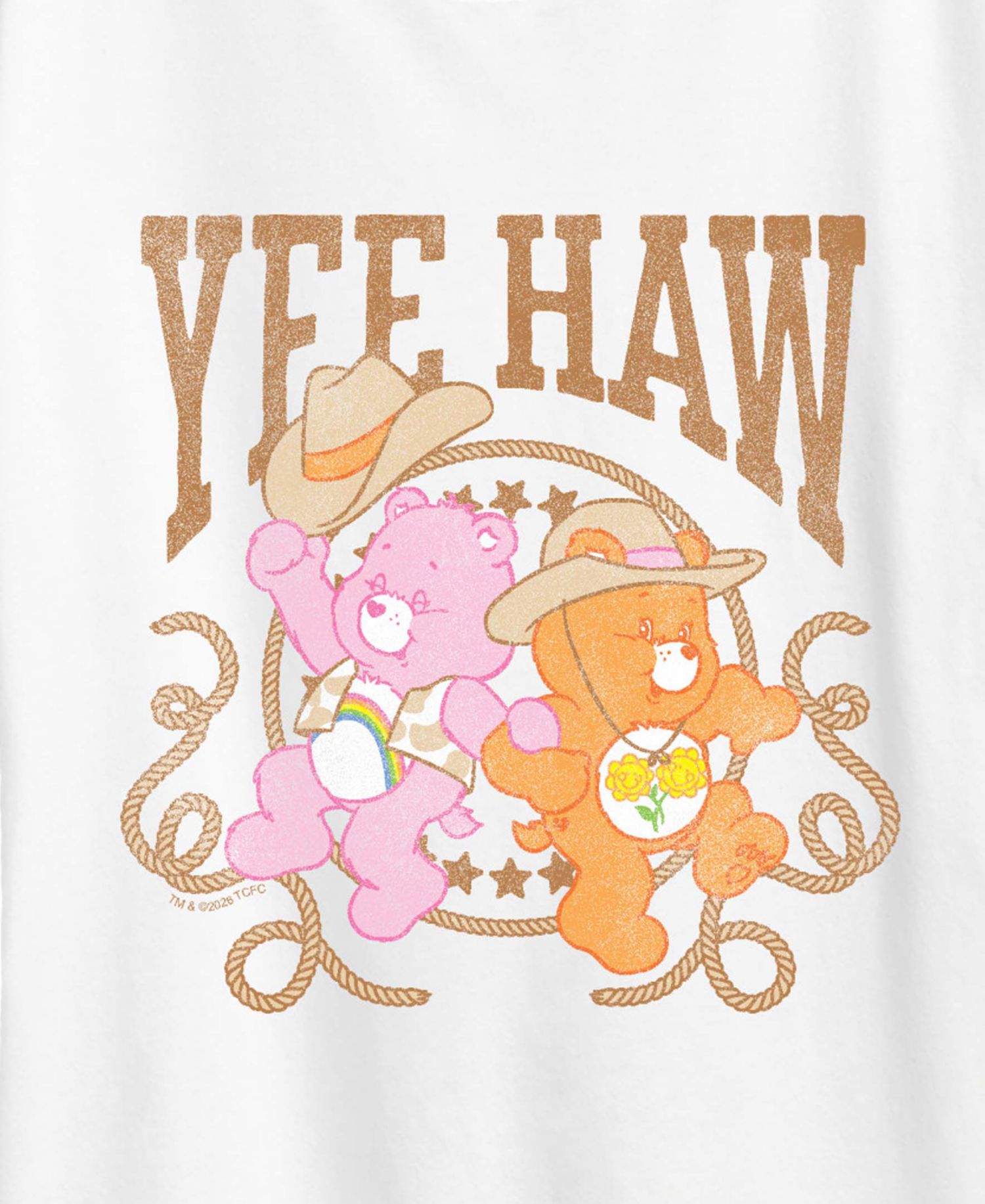 Plus Size Care Bears Yeehaw Western Graphic T-Shirt