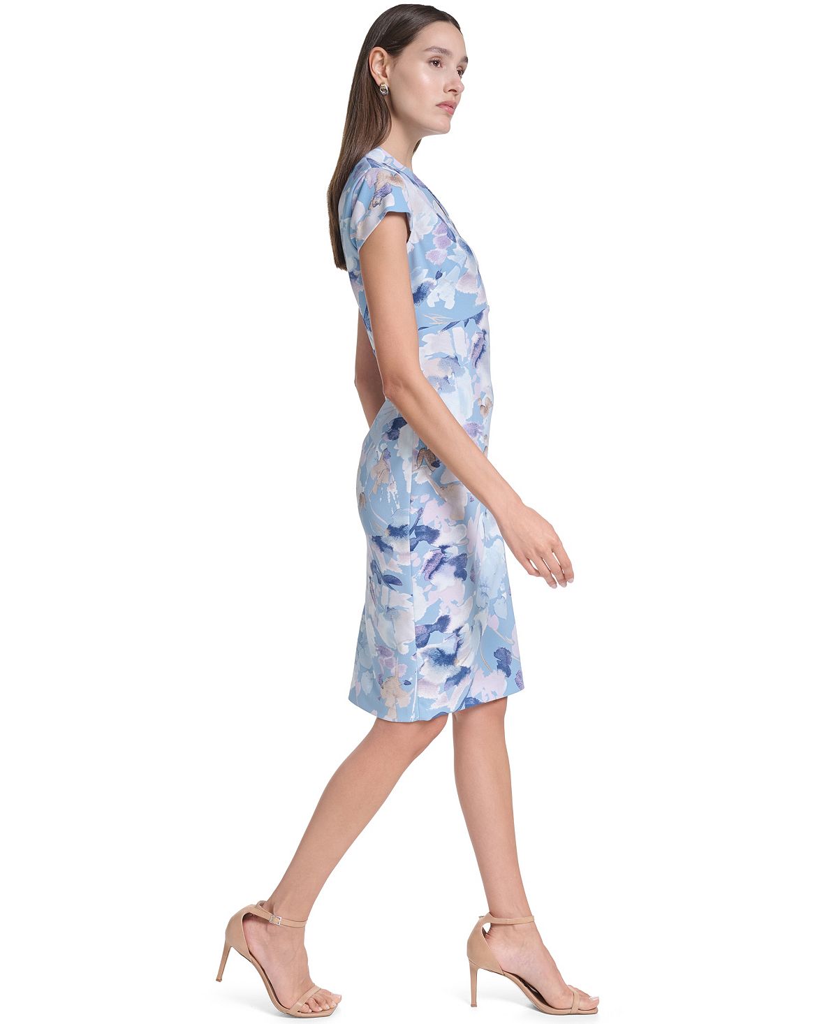 Calvin Klein Women's Printed Sheath Dress view 3 — MAYCSS fashion products