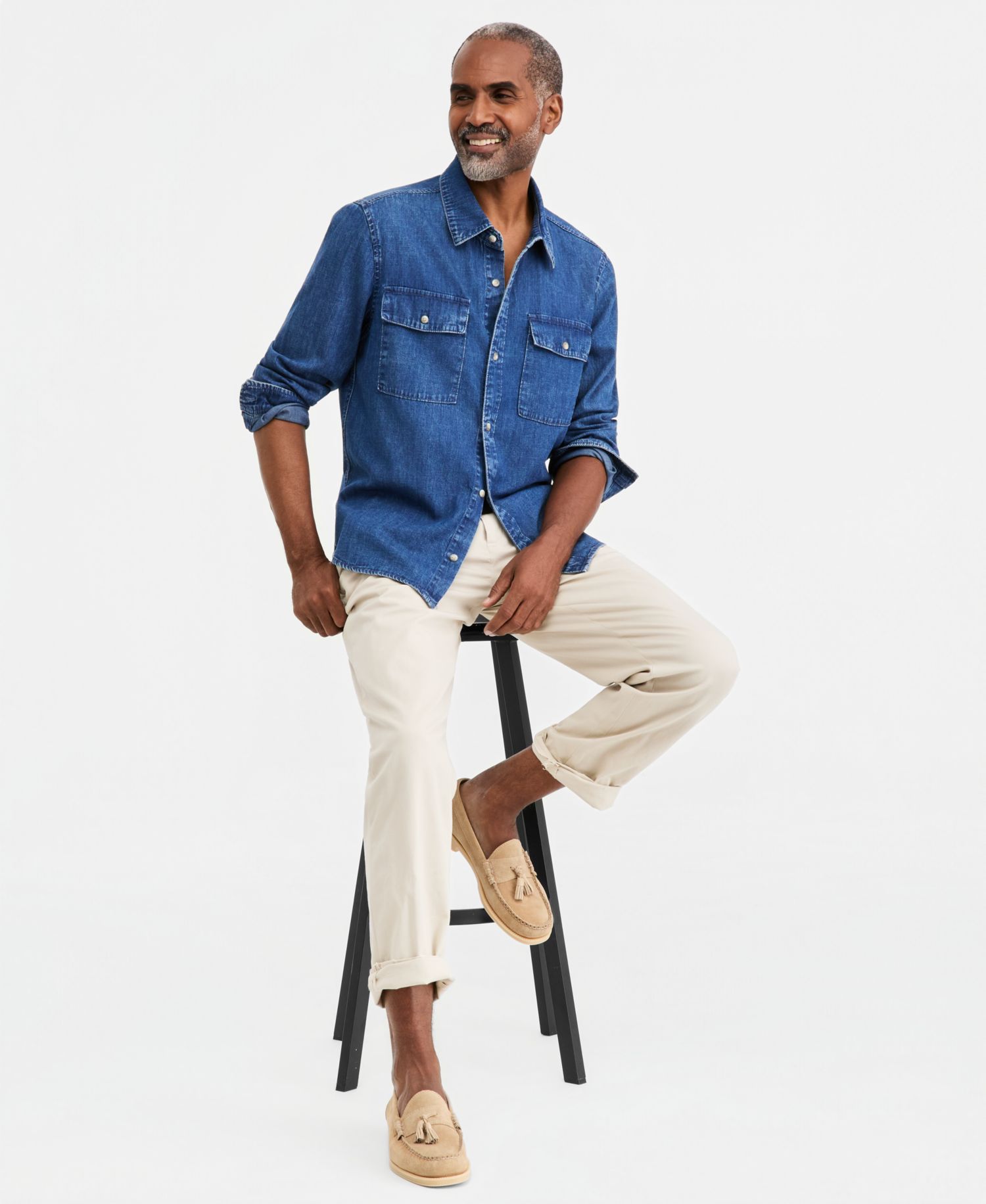 Men's Denim Overshirt