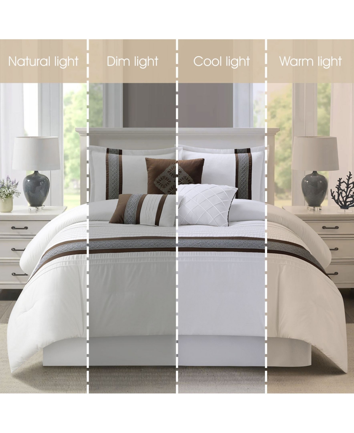 Stratford Park Durango Stripes 7-Pc. Comforter Set