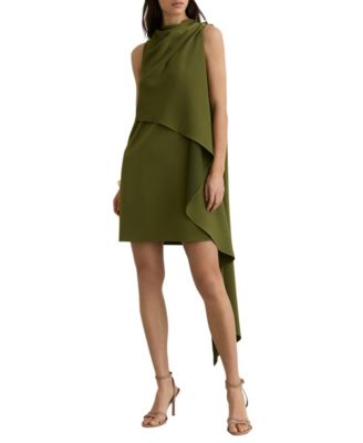 Women's Drape-Detail Layered Mini Dress