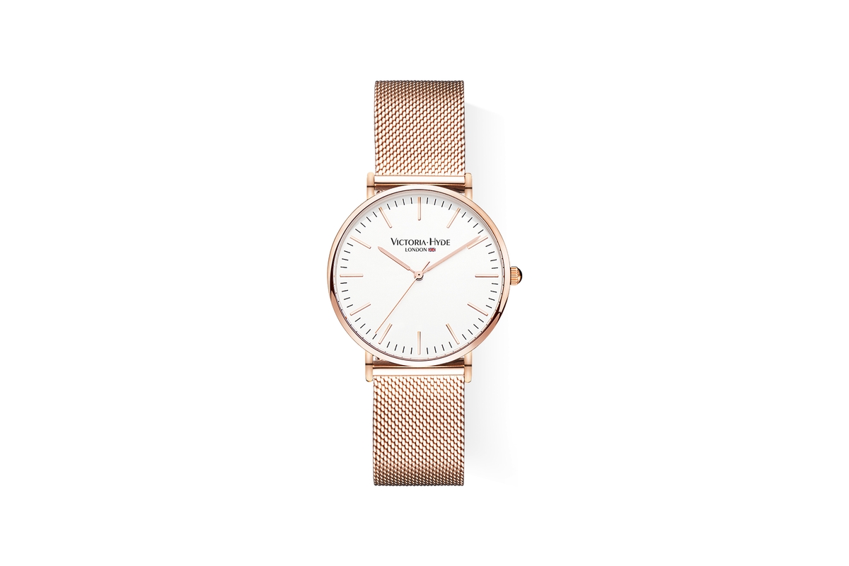 Victoria Hyde London Man Watch Minimalist Stainless steel strap Watch