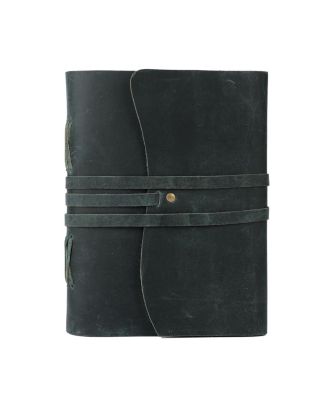 Leather Journal Vintage Notebook Unlined Blank Paper Travel Diary Sketchbook