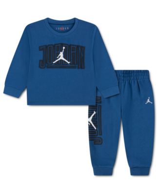 Baby Boys' Logo Long-Sleeve Top and Jogger Pants, 2-Piece Set