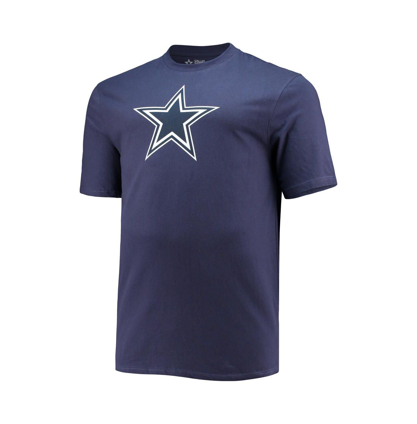 Мужская футболка Fanatics CeeDee Lamb Dallas Cowboys Big & Tall с номером игрока, Navy — фото 2