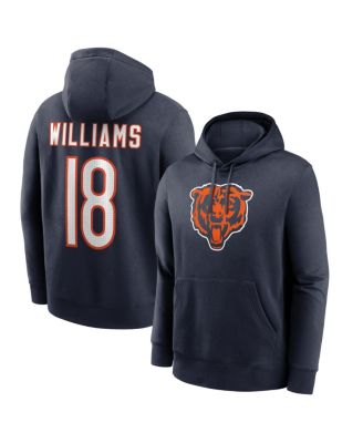 Men's Caleb Williams Navy Chicago Bears Name & Number Hoodie