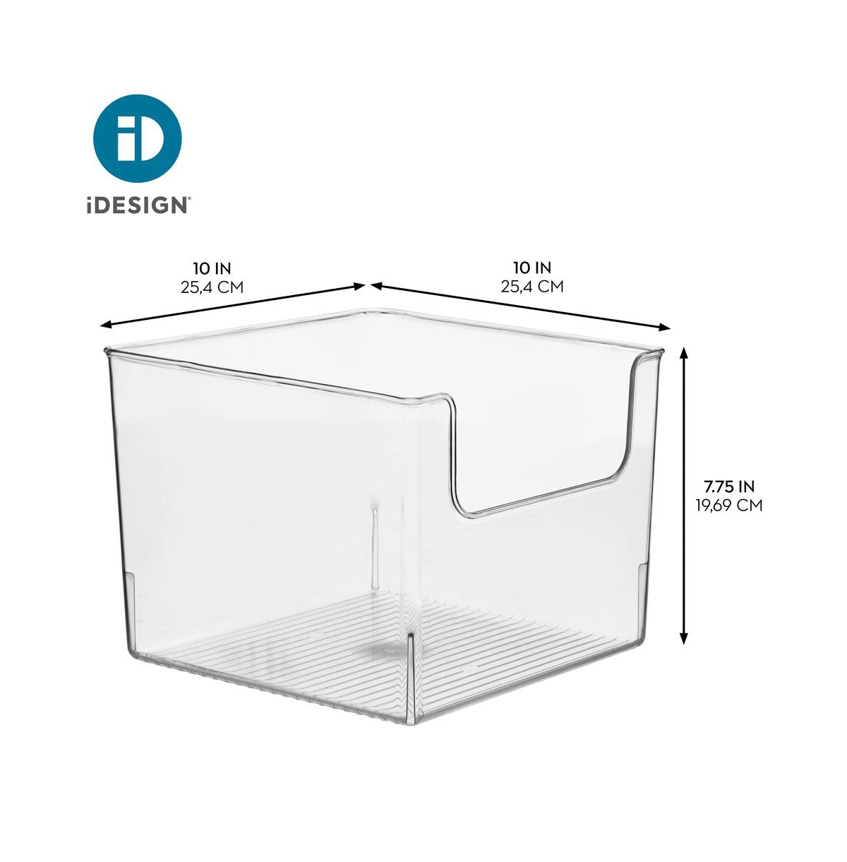 iDesign Open-Front Storage Bin
