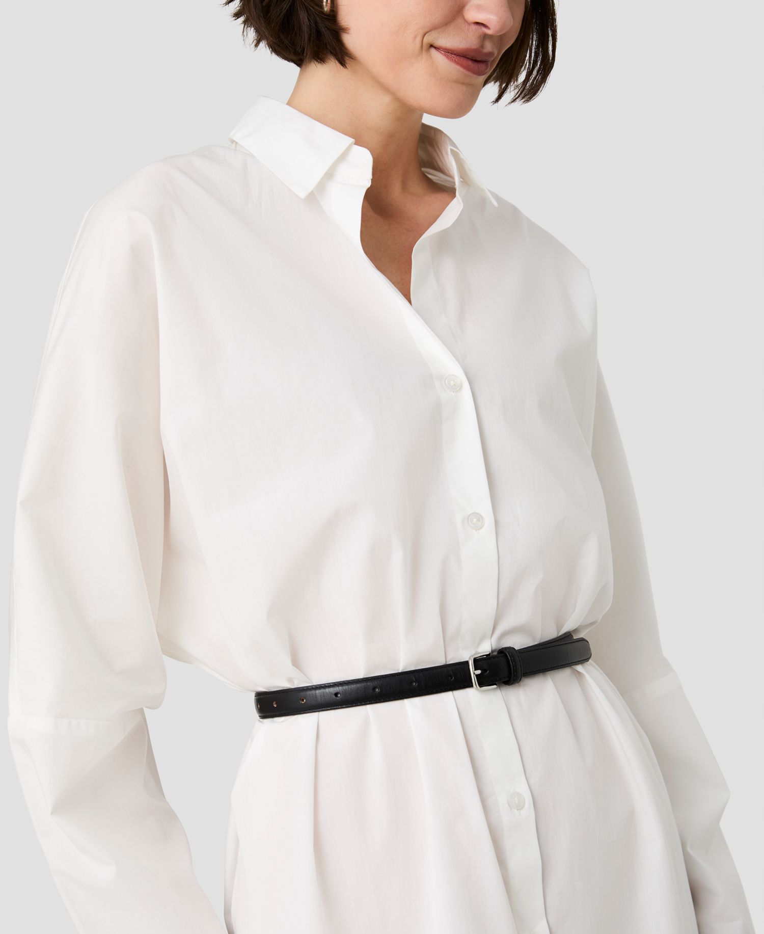 Women's Cambria Cotton Collared Long-Sleeve Dress