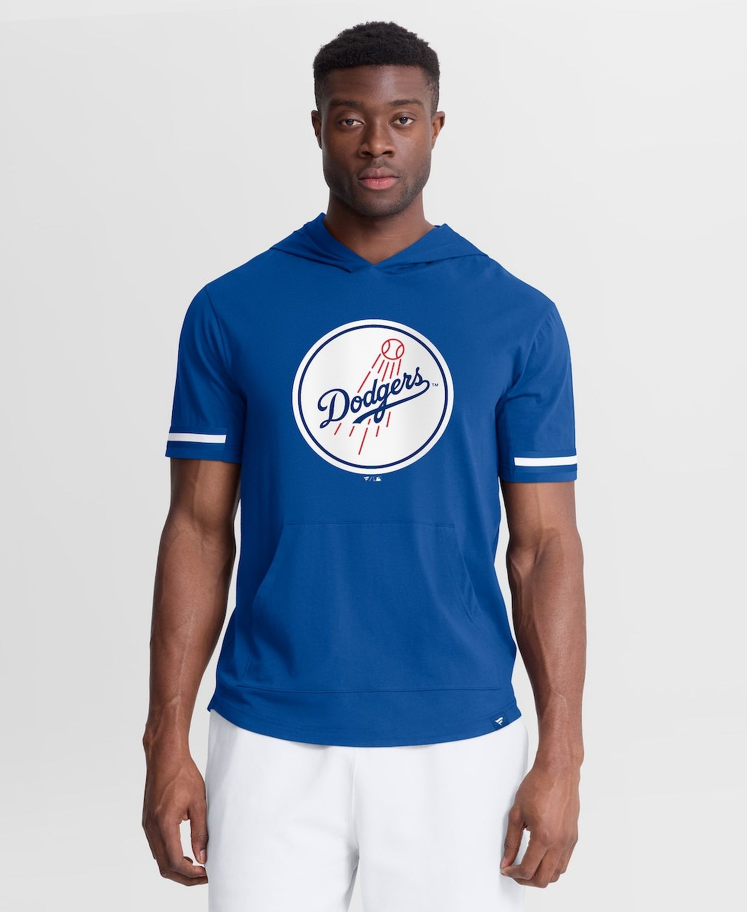 Men's Royal Los Angeles Dodgers Optimal Play Hooded T-Shirt