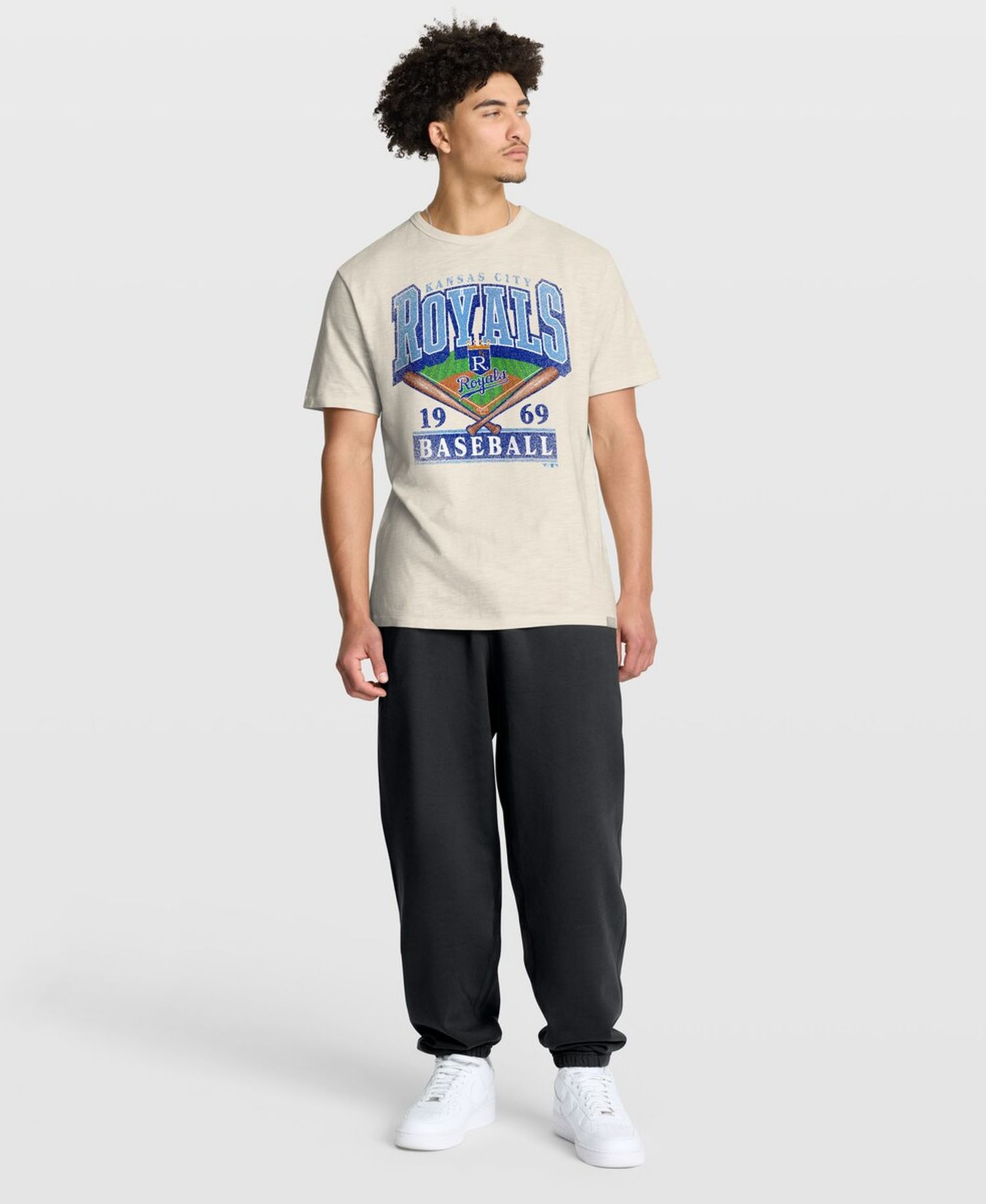 Men's Tan Kansas City Royals Stadium Slub T-Shirt
