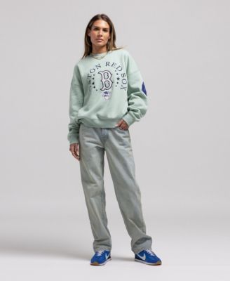 Women's Green Boston Red Sox Yacht Rock Sweatshirt