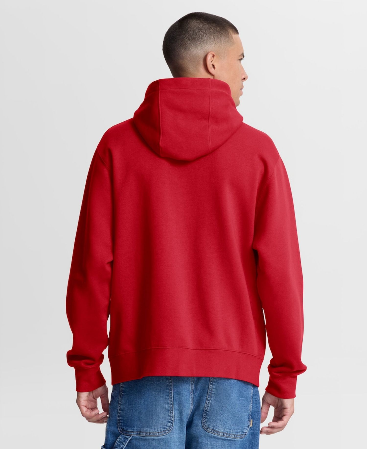 Men's Red Cleveland Guardians Primetime Lockup Full-Zip Hoodie