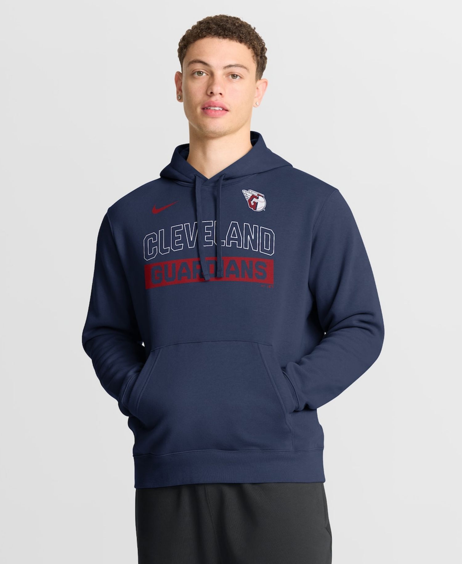 Men's Navy Cleveland Guardians Primetime Club Hoodie