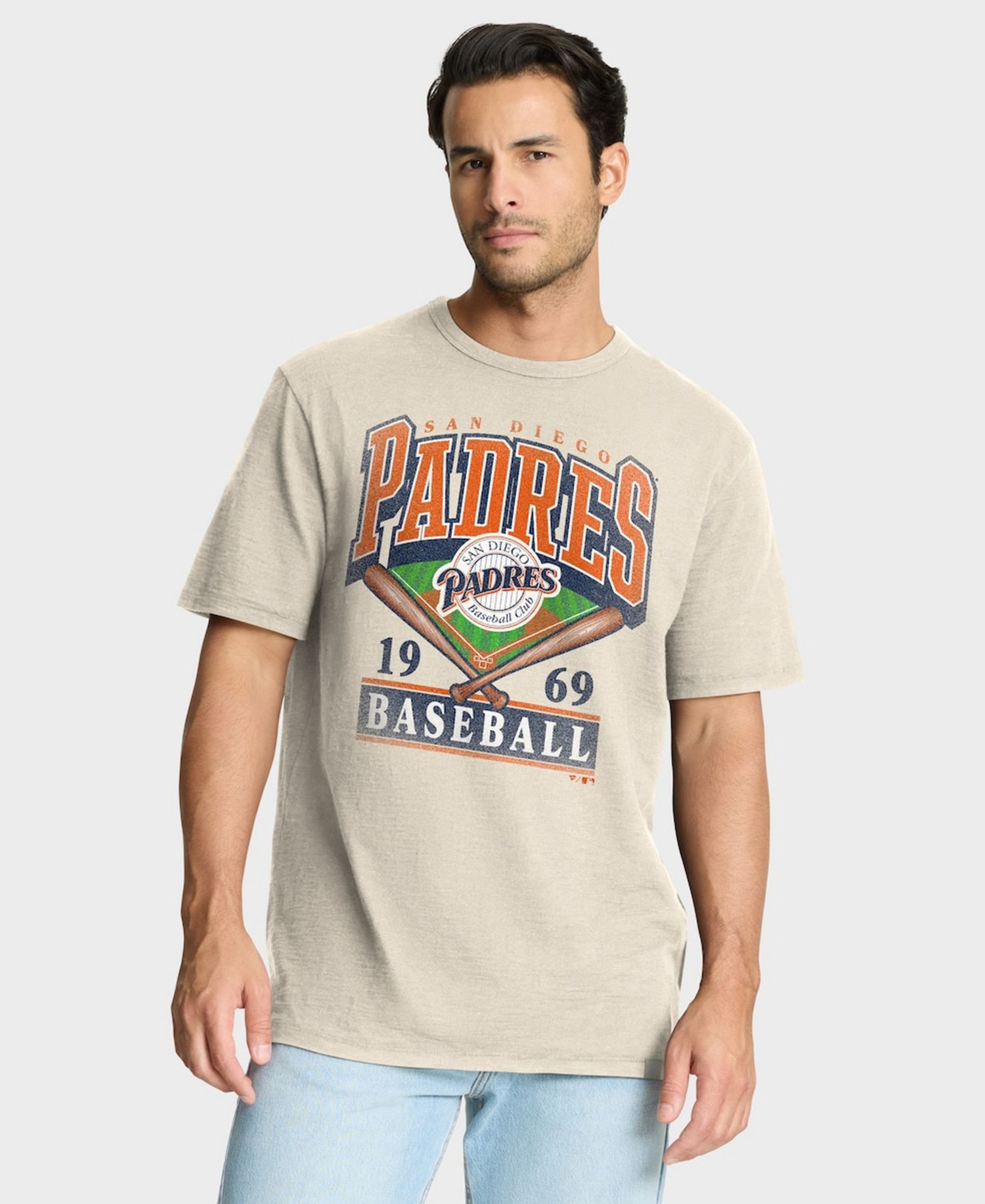 Men's Tan San Diego Padres Stadium Slub T-Shirt