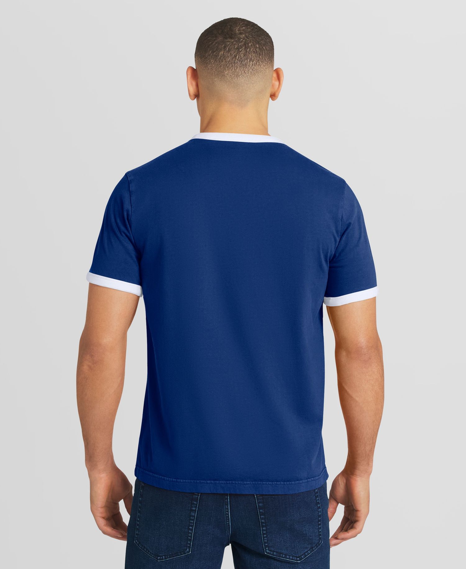 Men's Royal Los Angeles Dodgers Washed Ringer T-Shirt