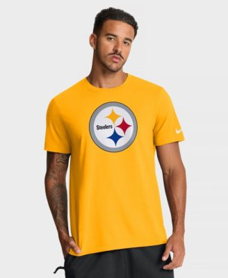 Men's Gold Pittsburgh Steelers Essential Logo T-Shirt
