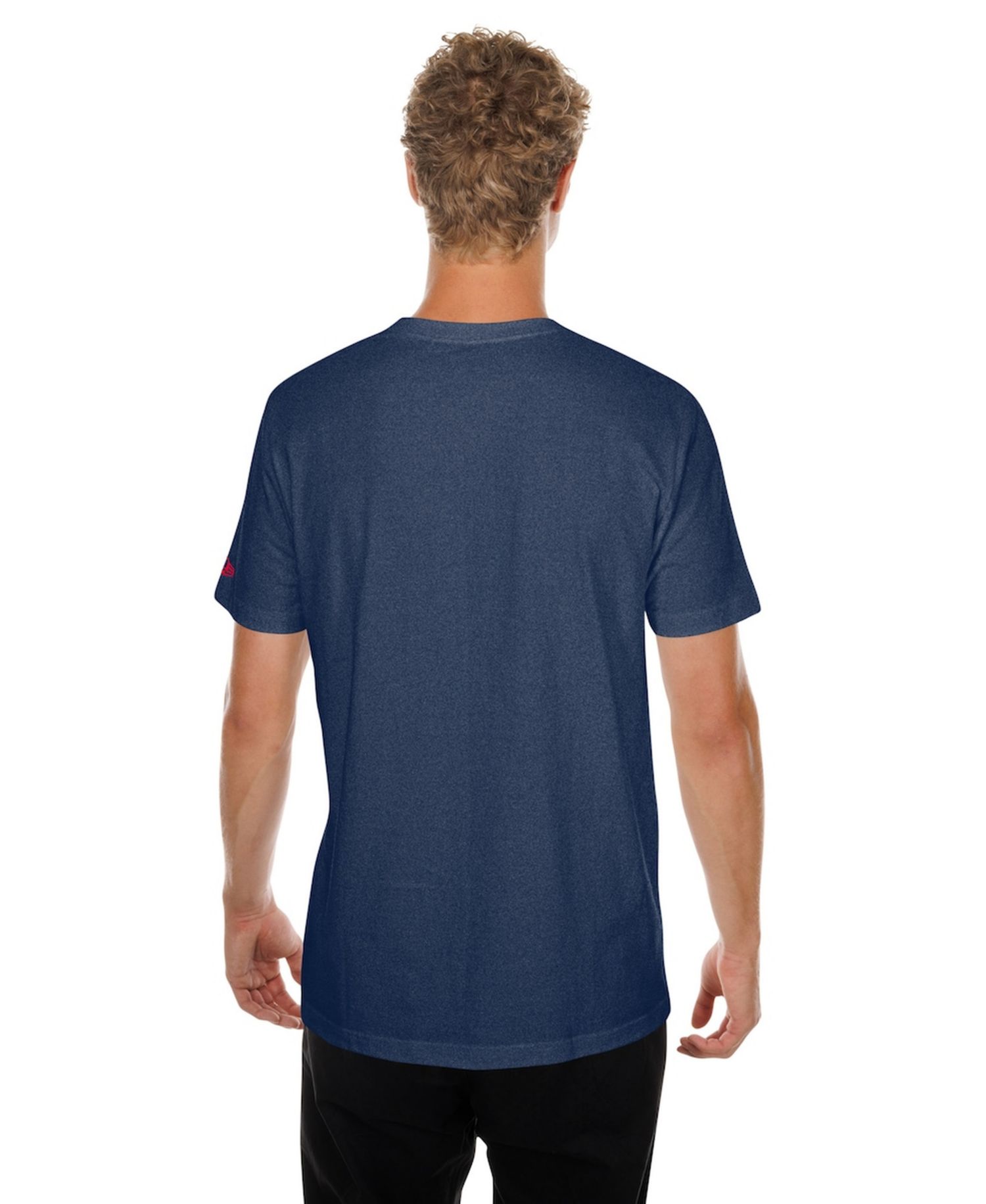 Men's Navy Cleveland Guardians Oversized Throwback Distressed T-Shirt