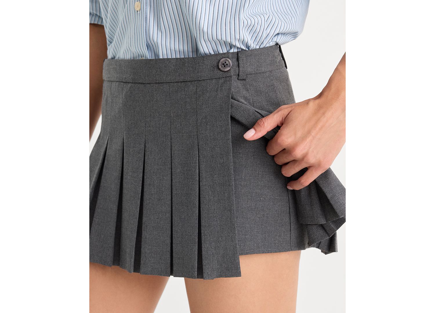 Women's Pleated Micro Mini Skort