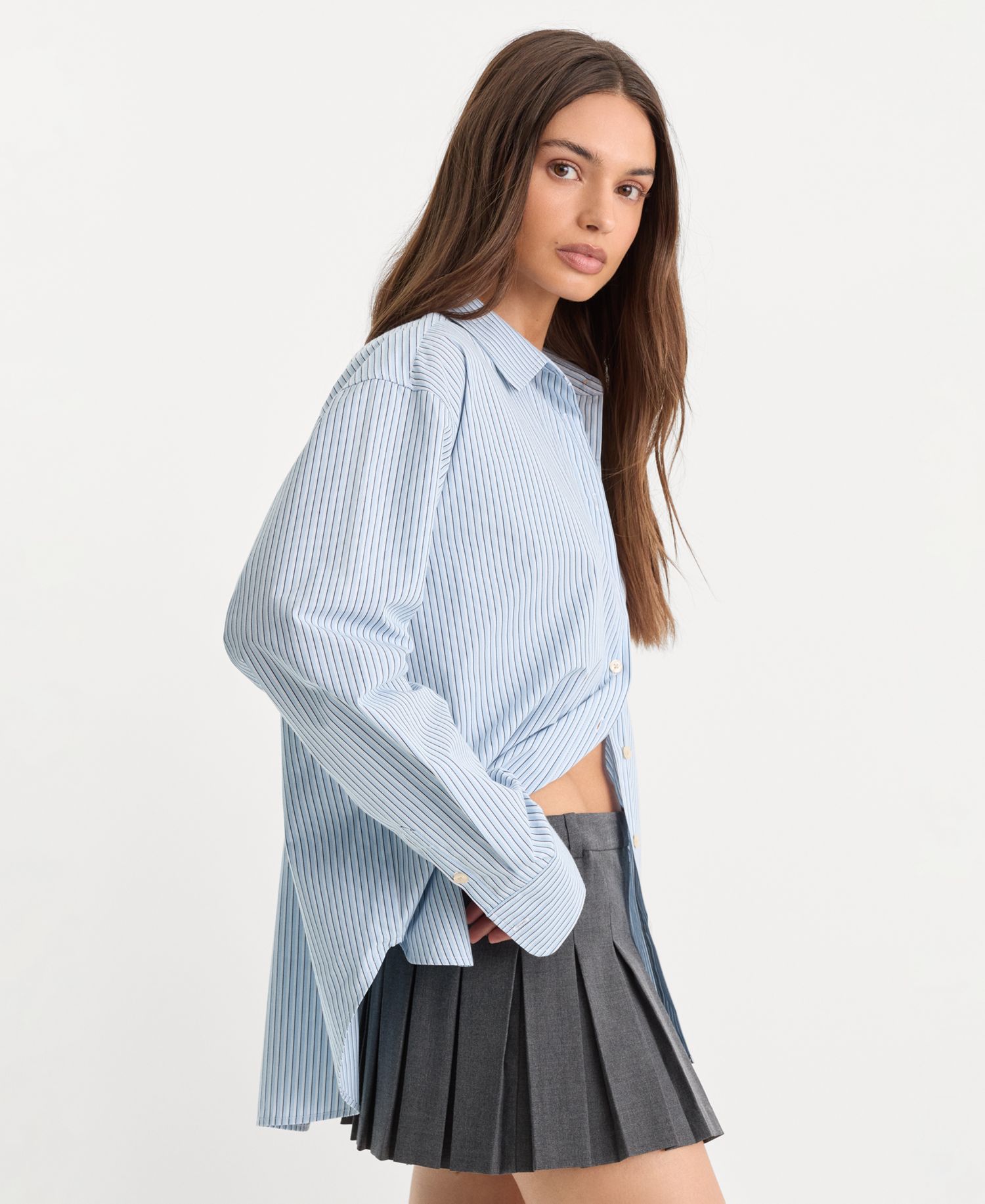 Women's Poplin Oversized Classic Shirt