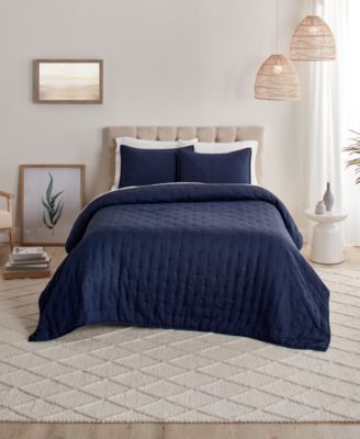 Torringford Jacquard 3-Piece Quilt Set, Full/Queen