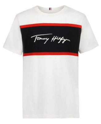 Boys' 8-20 Color-Block Logo Graphic Short-Sleeve T-Shirt
