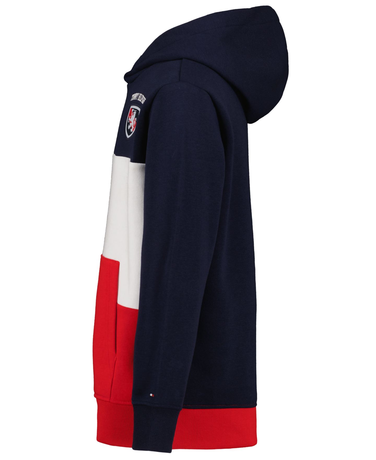 Худи Tommy Hilfiger Color-Blocked Logo для мальчиков, цвет: Тёмно-синий — фото 7