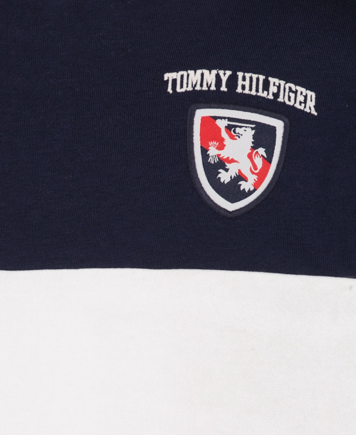 Худи Tommy Hilfiger Color-Blocked Logo для мальчиков, цвет: Тёмно-синий — фото 9