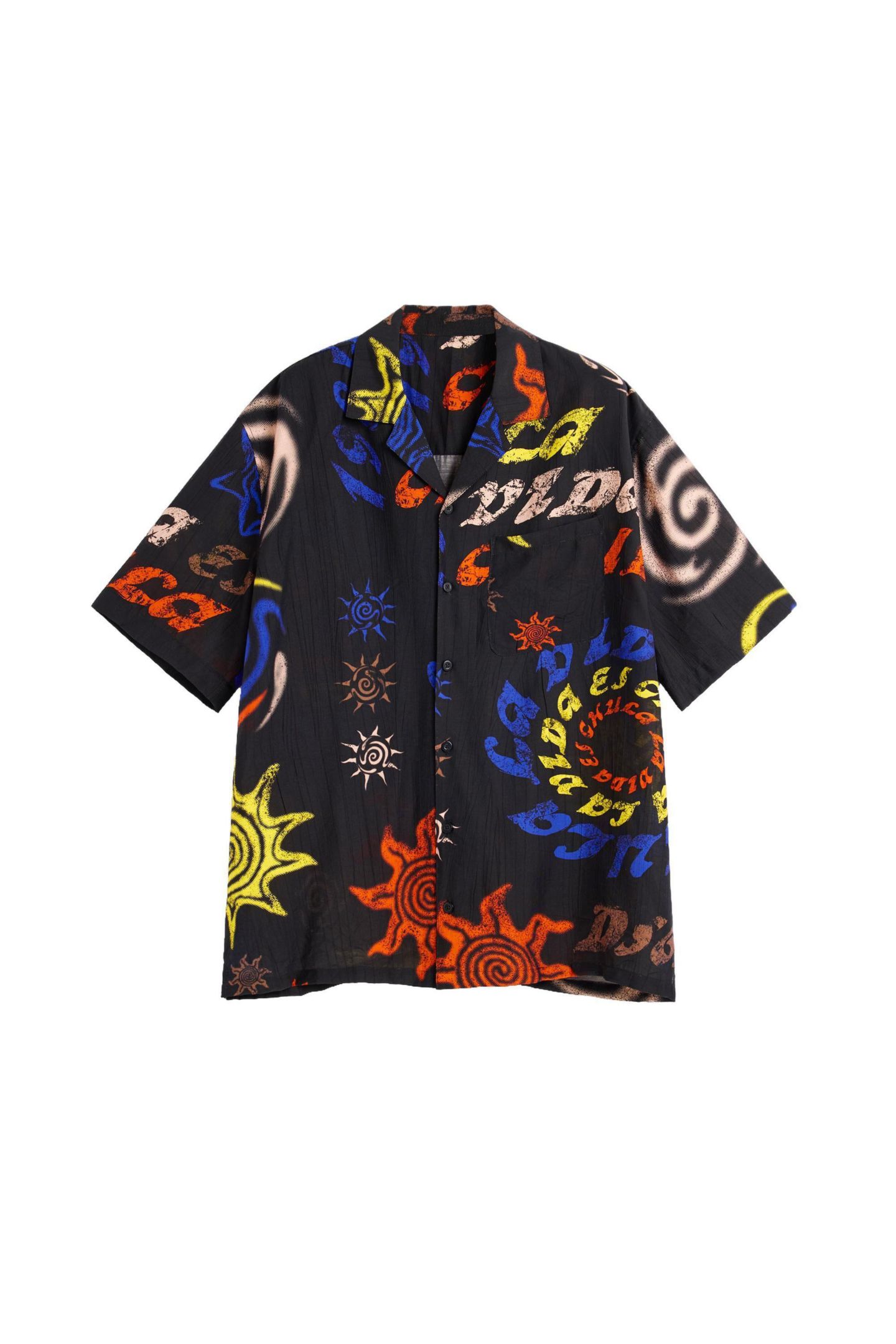 Мужская рубашка Desigual Tribal Printed, цвет: Тёмный синий — фото 5