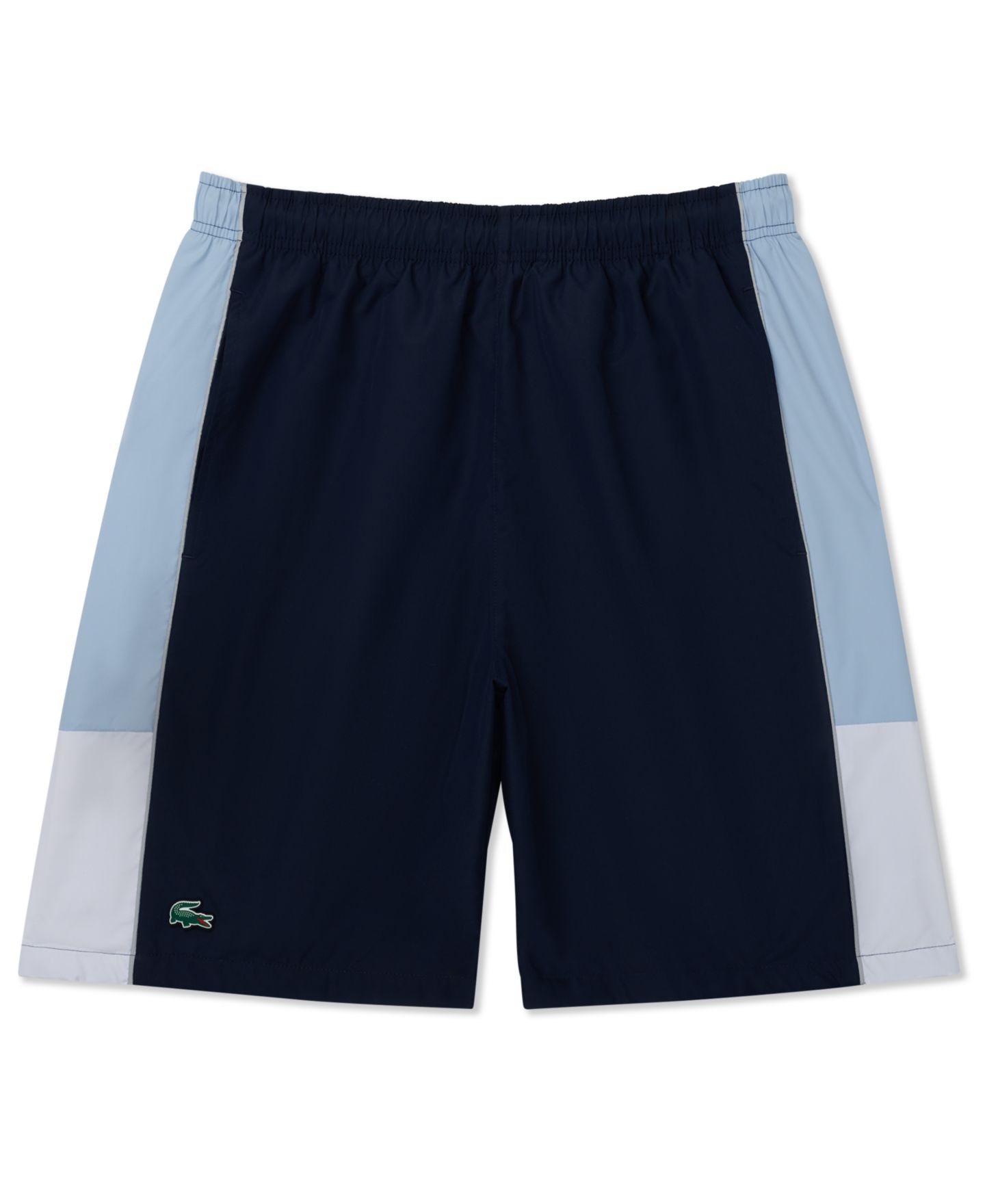 Мужские шорты Lacoste Relaxed-Fit Taffeta, цвет: Тёмно-синий — фото 1