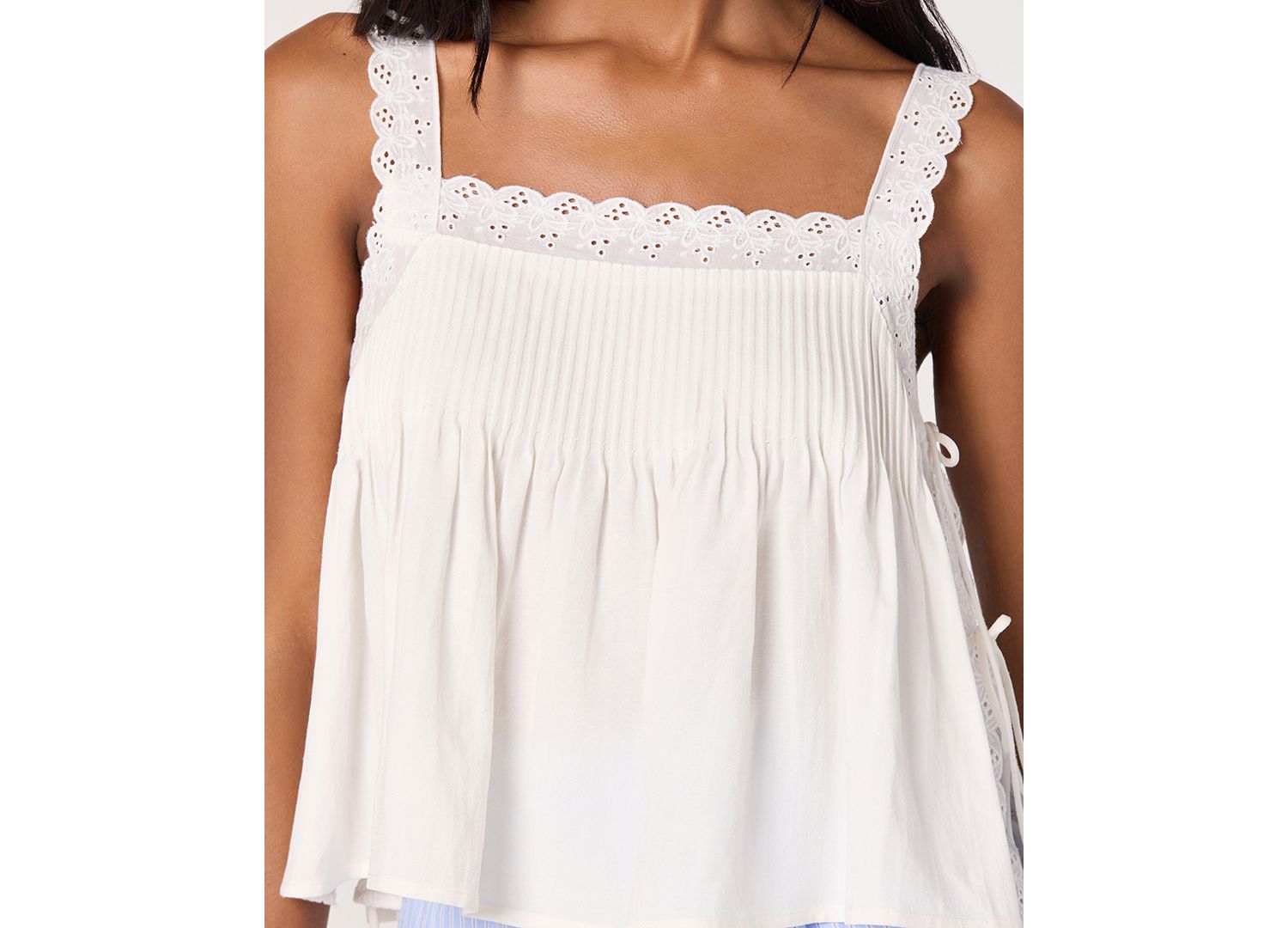 Women's Side-Tie Sleeveless Top