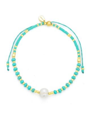 Lumira Mini Pearl Gemstone Adjustable Bracelet
