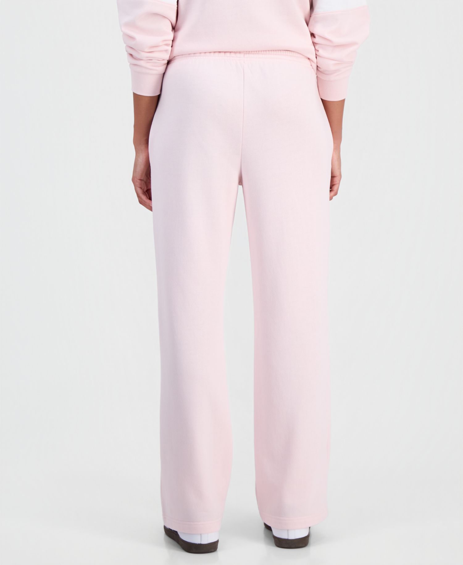 Women's Fleece Track Pant Wide-Leg Drawstring