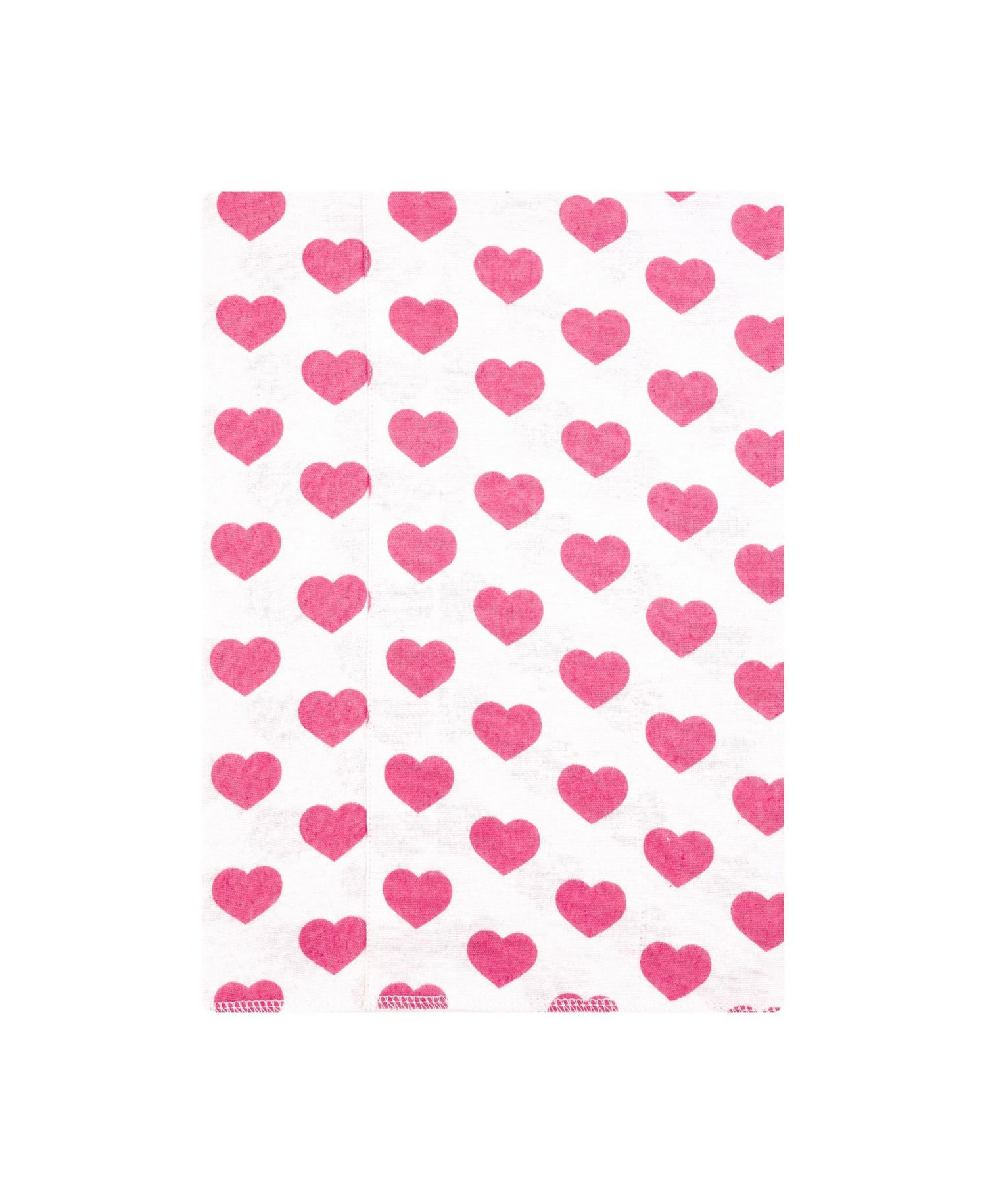 Girl Cotton Poly Flannel Burp Cloths 4-Pack