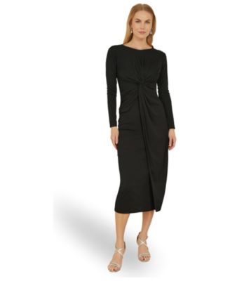 Women's Midi Fitted Stretch Dress