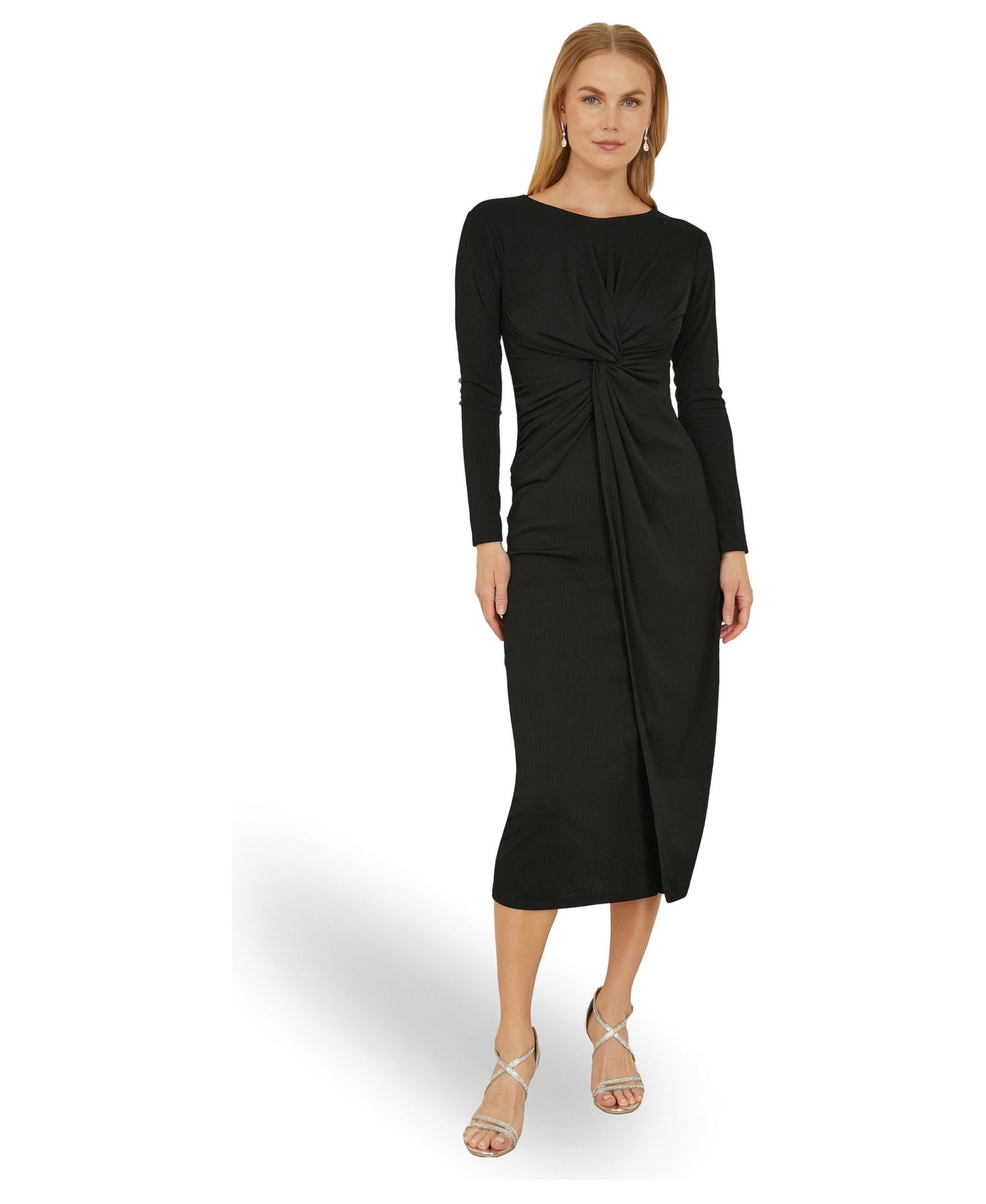 Women's Midi Fitted Stretch Dress