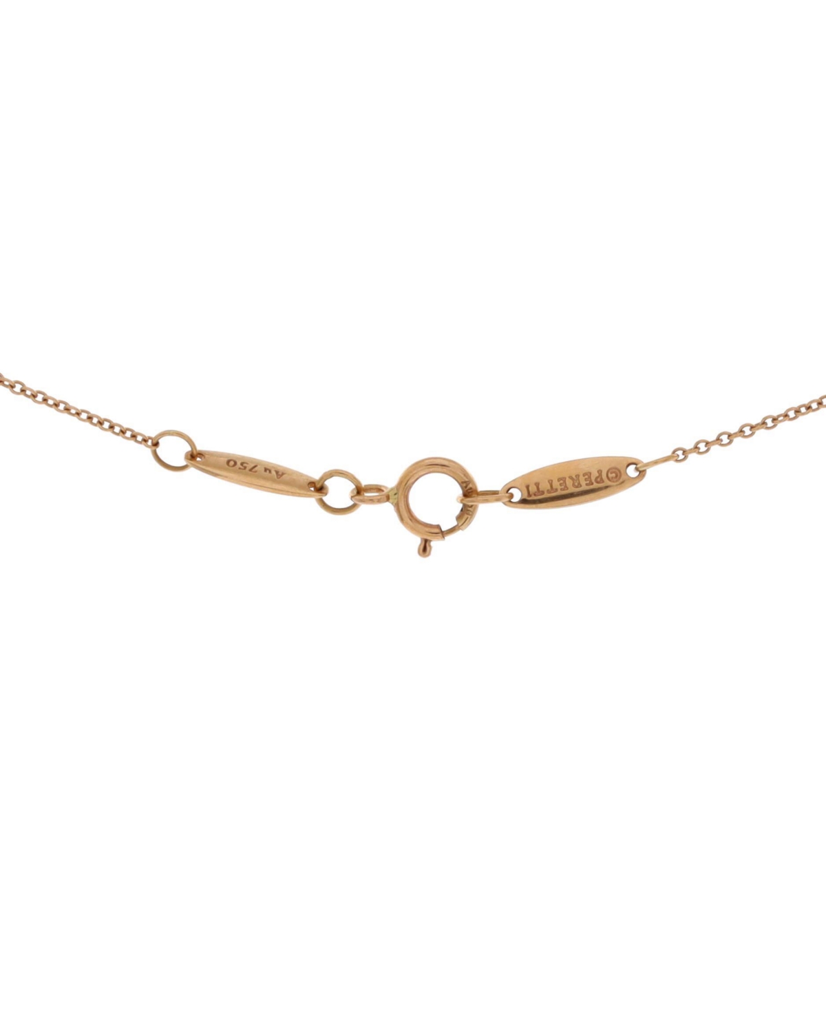 Pre-Owned Tiffany & Co Elsa Peretti Open Heart Pendant Necklace