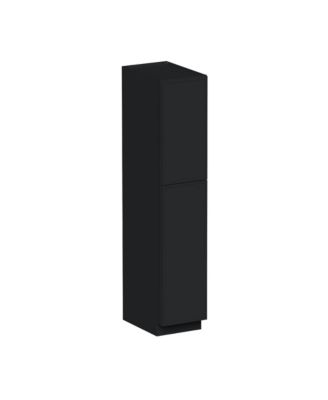 90 Inch Hight. Pantry Cabinet 2 Doors 4 Shelves, Kitchen Cabinet with Solid Wood Frame, Soft-Close Hinges