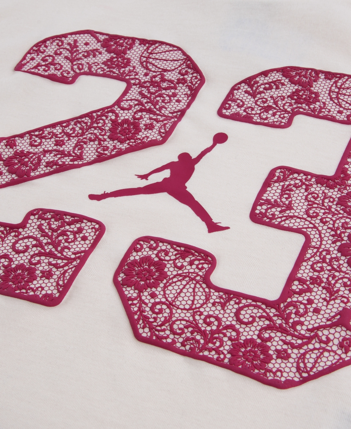 Jordan Girls' 7-16 Lace 23 Graphic Short-Sleeve T-Shirt