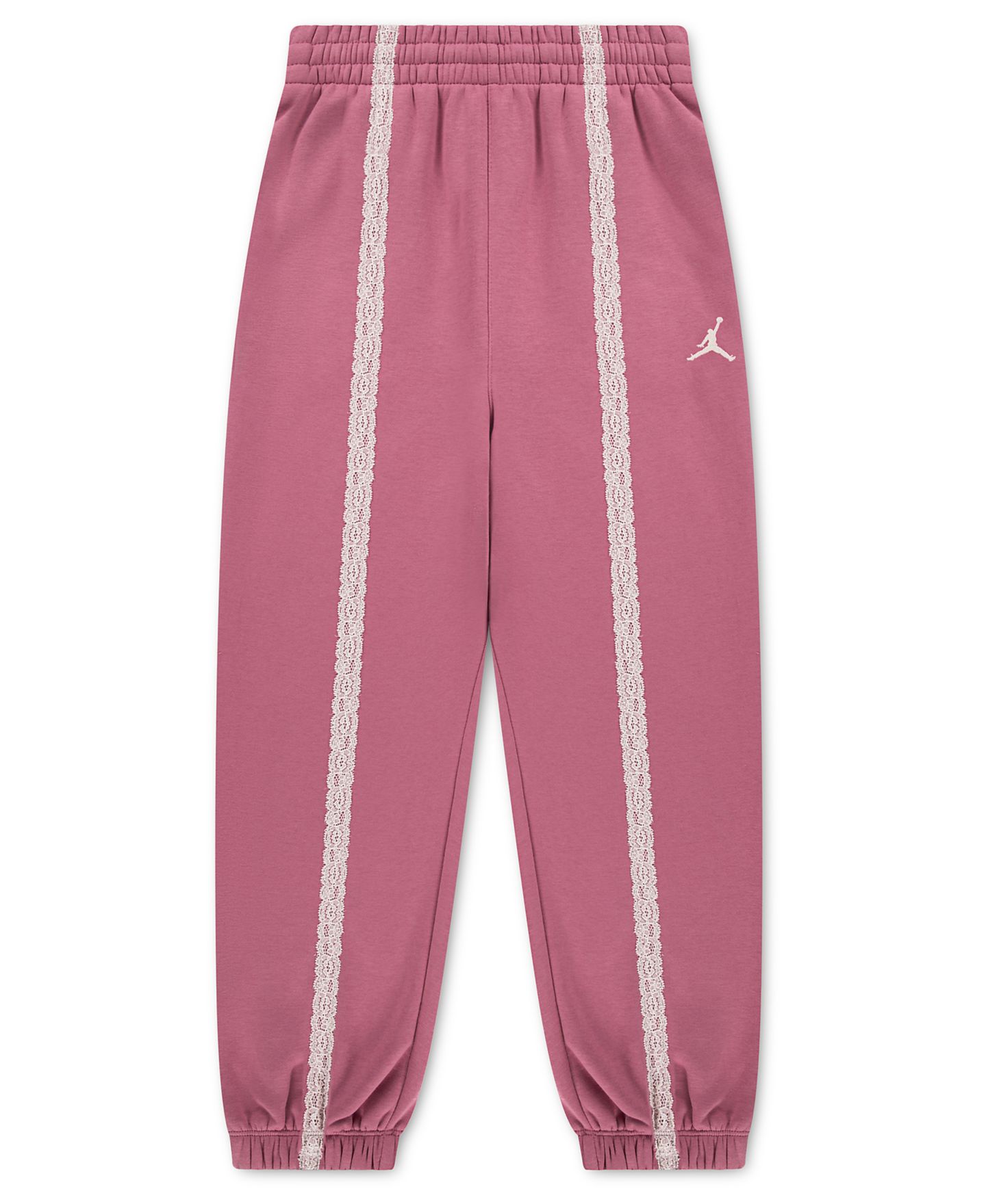 Брюки Jordan Allstar Fleece Drawcord Pant для девочек, цвет: Пустынный ягодный — фото 1