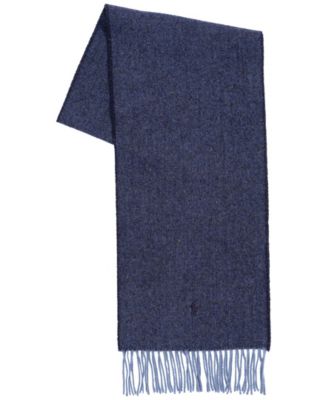 Men's Wool Blend Herringbone Tweed Scarf