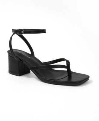 Women's Eli Minimal Block Heel Thong Sandals