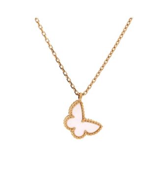 Sweet Alhambra Butterfly Pendant Necklace