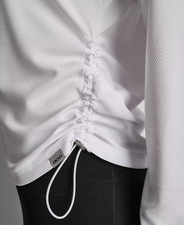 Women's Long-Sleeve Ruched Tech Top - thumbnail 9
