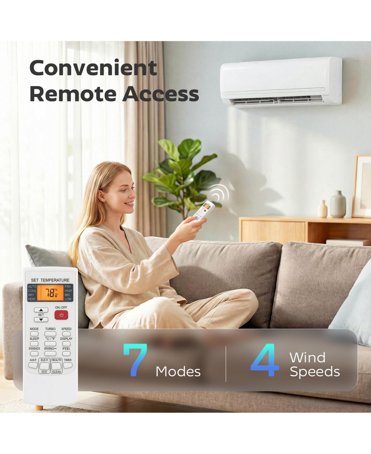 Homcom 12000 Btu Mini Split Air Conditioner, 22 SEER2 115V Ductless Ac Unit